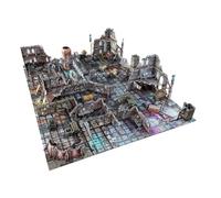 Battle Systems Terrain de Science-Fiction - Terrain Spatial modulaire 3D de 28 mm - Parfait pour Les Jeux de Guerre et Les Jeux de rôle - Modèles de Construction Multi-Niveaux imprimés en Couleur 3D