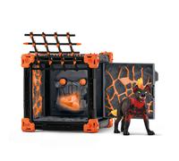 BattleCave Hyène de Lave, Extension de l'arène, SCHLEICH 42674 Eldrador Creatures, dès 7 ans