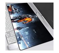 Battlefield 5 800x300mm Anime Mouse Pad, Keyboard Mouse Mats, Extended XXL Large Professional Gaming Mouse Mat with 3mm-Thick Rubber Base, for Computer PC,B