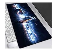 Battlefield 5 Tapis de Souris Gaming XXL, 900x400mm, Anime Mouse Pad - Surface spéciale améliore la Vitesse et la précision, 3mm Base en Caoutchouc Antidérapant Surface-pour Ordinateur et PC, C