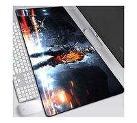 Battlefield 700x300mm Tapis de Souris XL Multifonction Gaming Mousepad XL Grand sous Main, Anime Souris 3mm Bureau Anti-Glissant Surface Texturée pour Ordinateur,E