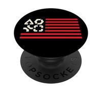 Battlefield Class USA Patriot Flag Army Game Design BF6 PopSockets PopGrip Adhésif