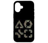 Battlefield Class Woodland Army Camo Symbol Game Design BF6 Coque pour iPhone 16