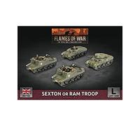 Battlefront Miniatures Flames of War: British Sexton (Kangaroo) Troop (BBX76) - Adulte, joueur unique, jeu de guerre miniature en plastique - Ensemble de troupes
