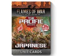 Battlefront Miniatures Flames of War Cartes d'unité japonaise du Pacifique Mid War