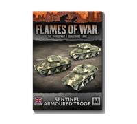 Battlefront Miniatures Flames of War Mid War Pacific British Sentinel Tank Platoon