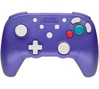 Battlergc Wireless 2.4g Controller Purple - Gamecube, Game Boy Player, Switch & Pc Compatible