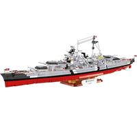Cobi Jeu de construction Cuirassé Bismarck 4860 Blanc et rouge