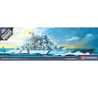 Battleship Bismarck (Static) 1:800 Plastique Model Kit Academy