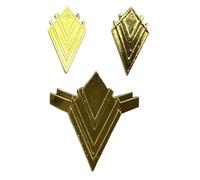 Battlestar Galactica BSG Junior Flight Wings and Captain Rank Pin's Set authentique Sci-Fi Insignia Replica Cosplay