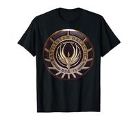 Battlestar Galactica Gold BSG 75 Emblem T-Shirt