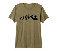Battojutsu Iaido Ninjutsu Ju-Jutsu Kendo Evolution Kenjutsu T-Shirt Haut de Gamme