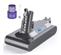 BATTOOL Batterie pour Dyson V10 SV12, 6000mAh Batterie Compatible avec Dyson Cyclone V10 Animal V10 Absolute V10 Motörhead V10 Tier V10 Fluffy V10 Motorhead (1 Filtre + 1 Pinceau)