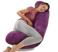 BATTOP Oreiller de Grossesse pour Dormir, Coussin de maternité avec Housse Lavable, Cadeau de Nouvelle Maman pour Femme, Soutien pour Le Dos, Les Hanches, Les Jambes, Le Ventre pour Femme Enceinte