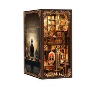 BATTREVO Book Nook-Boîte Sombre - Coffret mystérieux-Mit Musikbox-Bauspielzeug Set mit LED Licht,DIY Set Erwachsene,3D Holzbausatz,bastelset Erwachsene