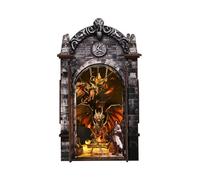 BATTREVO Book Nook Kit-Le Royaume caché du Dragon- DIY Miniatur Kit Buchstütze 3D Holzpuzzle mit Staubschutzhülle für Bastelenthusiasten,Noël, Anniversaire, Cadeaux