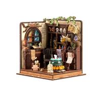 BATTREVO Book Nook kit-Maître de l'Alchimie -DIY 3D Puppenhaus Holz-Puzzle,DIY Cadeaux décoratifs pour étagère, kit de Loisirs créatifs pour Adultes, Cadeaux de Noël et d'anniversaire