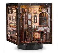 BATTREVO DIY Book Nook kit-Instruments Classiques-mit LED Licht，DIY Set Erwachsene，Nook Book，3D Holzbausatz für Bücherregal Deko