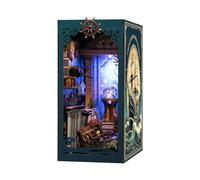 BATTREVO DIY Kit de Coin Lecture en Bois - Énigmes au Fond de la mer - avec éclairage LED, kit de Coin Lecture pour Adultes, décoration d'étagère, Coin Lecture, Cadeaux d'anniversaire ou de Noël