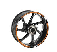BATTTX Accessoires Modifications Autocollant De Jante De Roue D'autocollant De Moto pour K&awasaki pour Versys650 pour Versys 650 des Autocollants De Roue De (Color : Orange, Size : C)