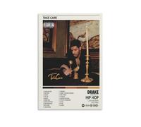 BATTTX Drake Take Care Poster sur toile pour décoration murale de salon, chambre à coucher, style sans cadre, 50 x 75 cm