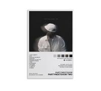 BATTTX PartyNextDoor Poster « Party Next Door » sur toile - Décoration murale pour salon, chambre à coucher - Style sans cadre - 40 x 60 cm