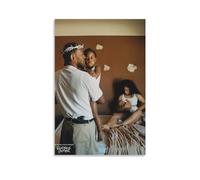 BATTTX Poster sur toile Kendrick Lamar Mr. Morale & The Big Steppers - Décoration pour chambre à coucher, bureau, chambre - Sans cadre - 30 x 45 cm