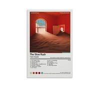 BATTTX Tame Impala Poster sur toile « The Slow Rush » - Décoration pour chambre à coucher, bureau, chambre - Sans cadre - 40 x 60 cm