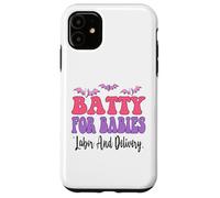 Batty for Babies Labour and Accouchement, infirmière Amusante, Halloween Coque pour iPhone 11