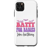 Batty for Babies Labour and Accouchement, infirmière Amusante, Halloween Coque pour iPhone 11 Pro Max