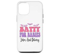 Batty for Babies Labour and Accouchement, infirmière Amusante, Halloween Coque pour iPhone 12/12 Pro