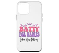 Batty for Babies Labour and Accouchement, infirmière Amusante, Halloween Coque pour iPhone 12 Mini