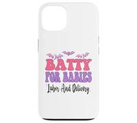 Batty for Babies Labour and Accouchement, infirmière Amusante, Halloween Coque pour iPhone 13