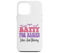 Batty for Babies Labour and Accouchement, infirmière Amusante, Halloween Coque pour iPhone 13 Pro Max