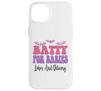 Batty for Babies Labour and Accouchement, infirmière Amusante, Halloween Coque pour iPhone 14 Plus