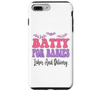 Batty for Babies Labour and Accouchement, infirmière Amusante, Halloween Coque pour iPhone 7 Plus/8 Plus