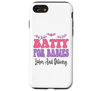 Batty for Babies Labour and Accouchement, infirmière Amusante, Halloween Coque pour iPhone SE (2020) / 7/8