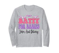 Batty for Babies Labour and Accouchement, infirmière Amusante, Halloween Manche Longue