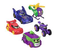 Batwheels - Assortiment De 5 Véhicules Batwheels - Coffret Petites Voitures - 3 Ans Et +