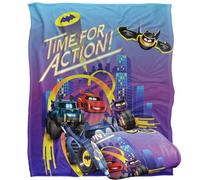 Batwheels Time For Action Plaid ultra doux au toucher soyeux - 152 x 127 cm