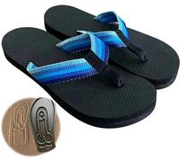 BatwhO Creative Hidden Penis Flip-Flops, Funny Spoof Beach Sandals, Parody Novelty Penis Slippers, Quick-Dry Slide Flip-Flops, Funny Flops (42 EU,Black)