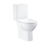 Bau Ceramic ensemble WC à poser complet sans bride avec abattant ultra-fin SoftClose, blanc (39904000)