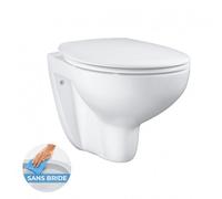 Bau Ceramic Ensemble WC suspendu sans bride + Abattant déclipsable (BauClassic-lm)