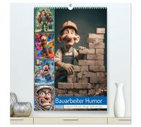 Bauarbeiter Humor (hochwertiger Premium Wandkalender 2026 DIN A2 hoch), Kunstdruck in Hochglanz: Ein Kalender voller witziger Cartoons, frecher ... Kollegen oder alle, die gute Laune lieben.