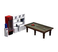 BAUBAUPLAY 1:18 Réparation Voiture Réparation Modèle Zone de Loisirs Réparation Voiture Bricolage Atelier Tuning Scène Voiture Atelier Cadeau pour les fans