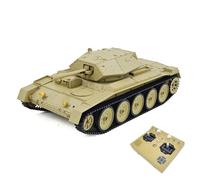 BAUBAUPLAY Char de combat 1:16, char de modélisme 2,4 G, Char militaire avec effets de fumée, jouet de modélisme pour fans militaires et adultes