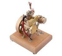 BAUBAUPLAY Kit de Moteur modèle for Adultes, ENGINE 2.6cc Cylindre simple 4 Temps OHV Vertical Moteur à Combustion Interne, Modèle de Moteur pour Ies Amateurs de Technologie