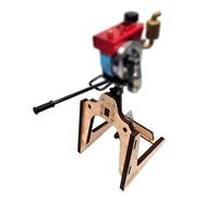 BAUBAUPLAY Modèle de Moteur, Moteur à Combustion Interne 2.6cc Monocylindre à quatre temps Kit de Moteur Modèle, Ensemble de suspension + support spécial (sans moteur)