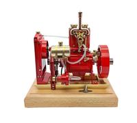 BAUBAUPLAY Modèle de Moteur, Moteur à Combustion Interne 5CC Vertical Double Cylindres Tracteurs Kit de Moteur Modèle, Scientifique Éducatif Jouet Cadeau Artisanat