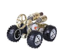 BAUBAUPLAY Modèle de Moteur Stirling, Moteur Stirling à Air Chaud Voiture Modèle de Moteur Sterling, Moteur à Combustion Externe Générateur dénergie Physique Éducation Science Jouet